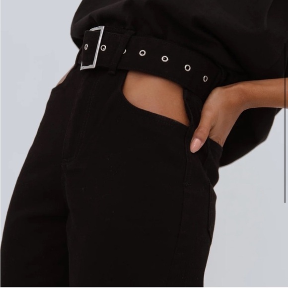 WeWoreWhat Size 27 High waisted Black Jeans - Picture 3 of 6